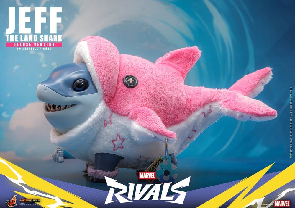 Marvel Rivals Videogame Masterpiece Series Figura de acción Jeff the Land Shark (Deluxe Version) 11 cm