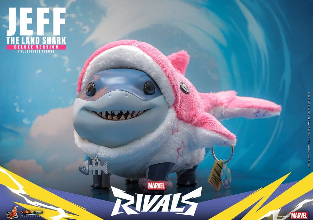 Marvel Rivals Videogame Masterpiece Series Figura de acción Jeff the Land Shark (Deluxe Version) 11 cm