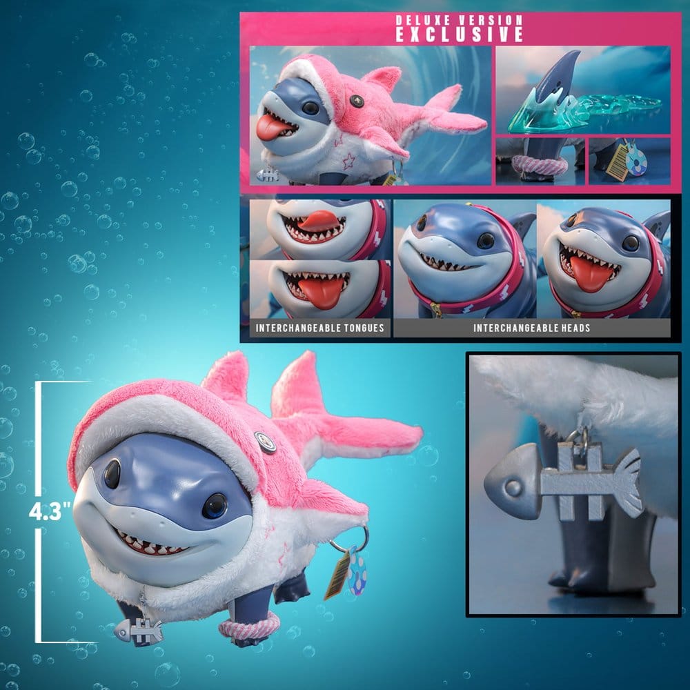 Marvel Rivals Videogame Masterpiece Series Figura de acción Jeff the Land Shark (Deluxe Version) 11 cm