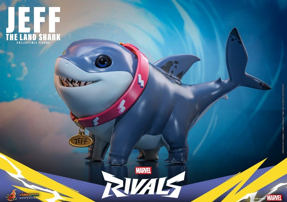 Marvel Rivals Videogame Masterpiece Series Figura de acción Jeff the Land Shark 11 cm