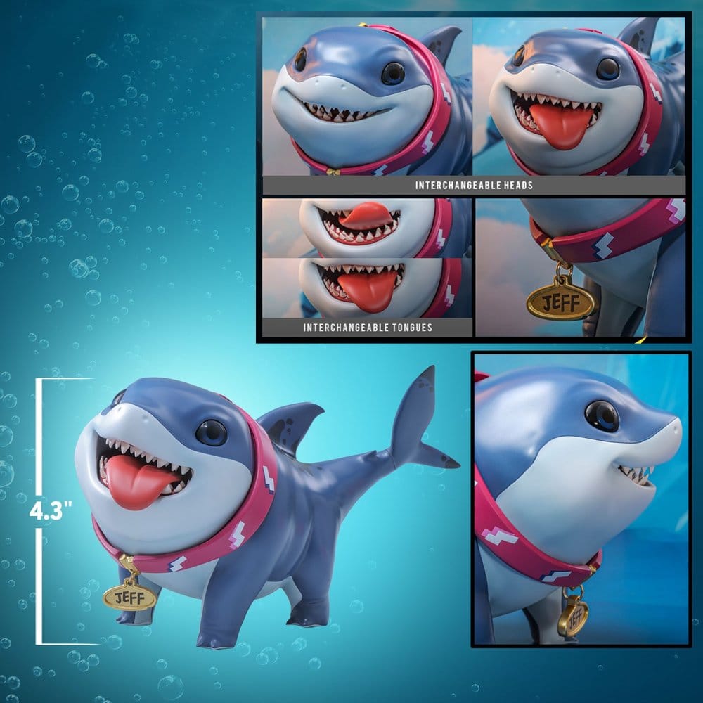 Marvel Rivals Videogame Masterpiece Series Figura de acción Jeff the Land Shark 11 cm