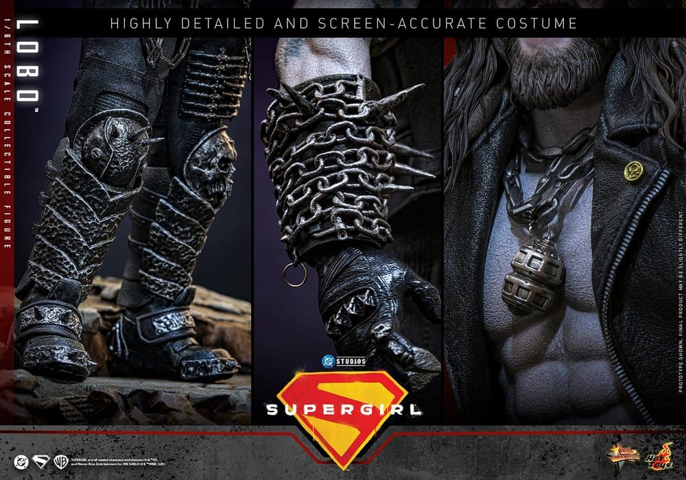 DC Comics Movie Masterpiece Figura 1/6 Lobo 33 cm