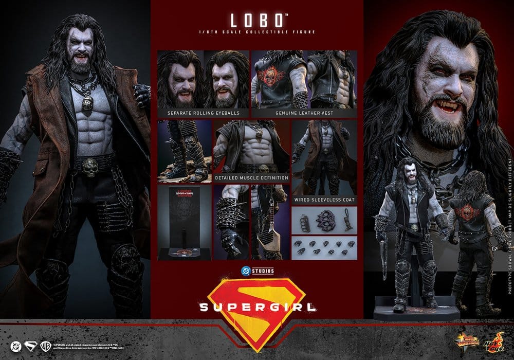 DC Comics Movie Masterpiece Figura 1/6 Lobo 33 cm