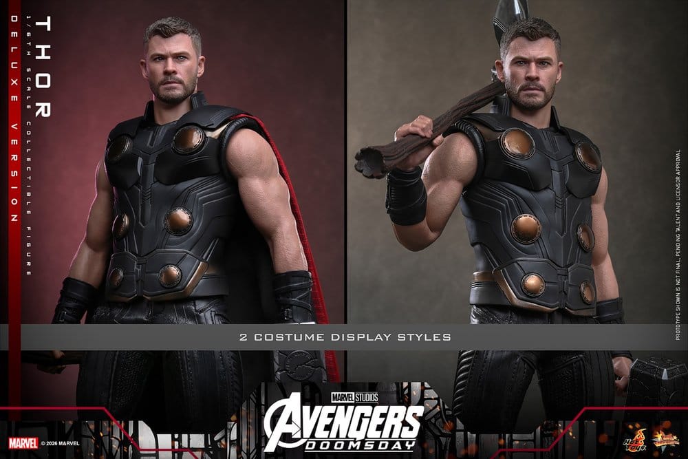 Vengadores: Doomsday Movie Masterpiece Figura 1/6 Thor (Deluxe Version) 32 cm