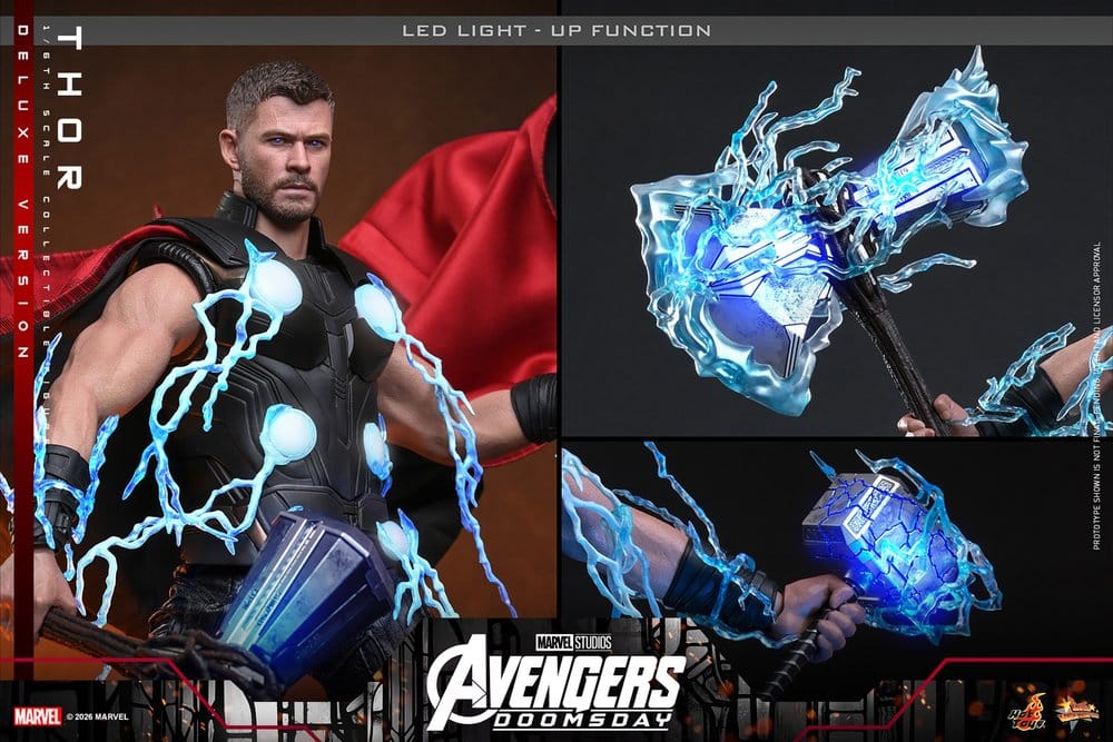 Vengadores: Doomsday Movie Masterpiece Figura 1/6 Thor (Deluxe Version) 32 cm