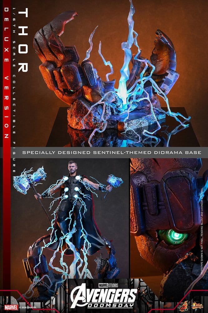 Vengadores: Doomsday Movie Masterpiece Figura 1/6 Thor (Deluxe Version) 32 cm