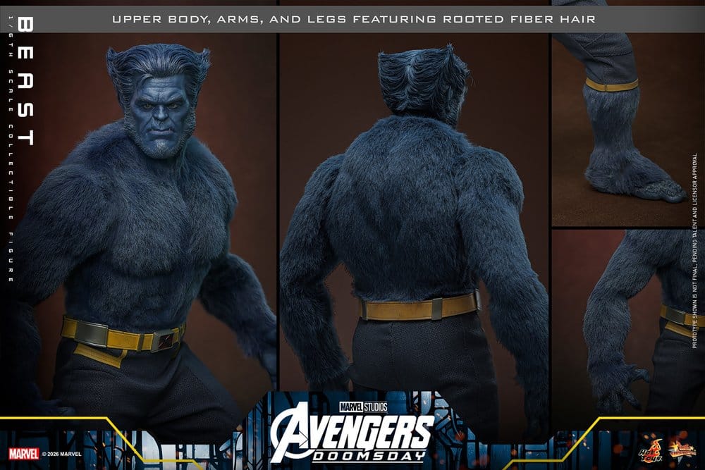 Marvel X-Men Movie Masterpiece Figura 1/6 Beast (Collector Edition) 33 cm
