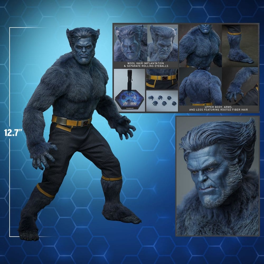 Marvel X-Men Movie Masterpiece Figura 1/6 Beast (Collector Edition) 33 cm