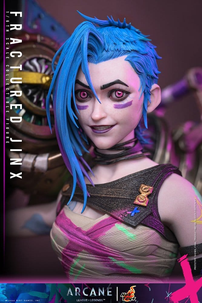Arcane Figura 1/6 Fractured Jinx 28 cm