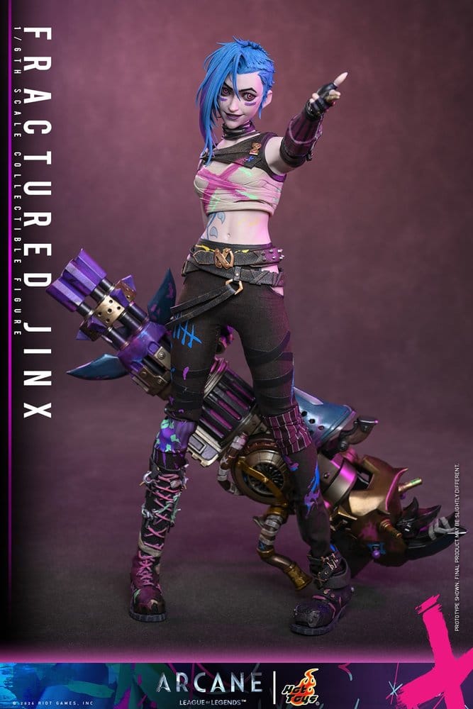 Arcane Figura 1/6 Fractured Jinx 28 cm