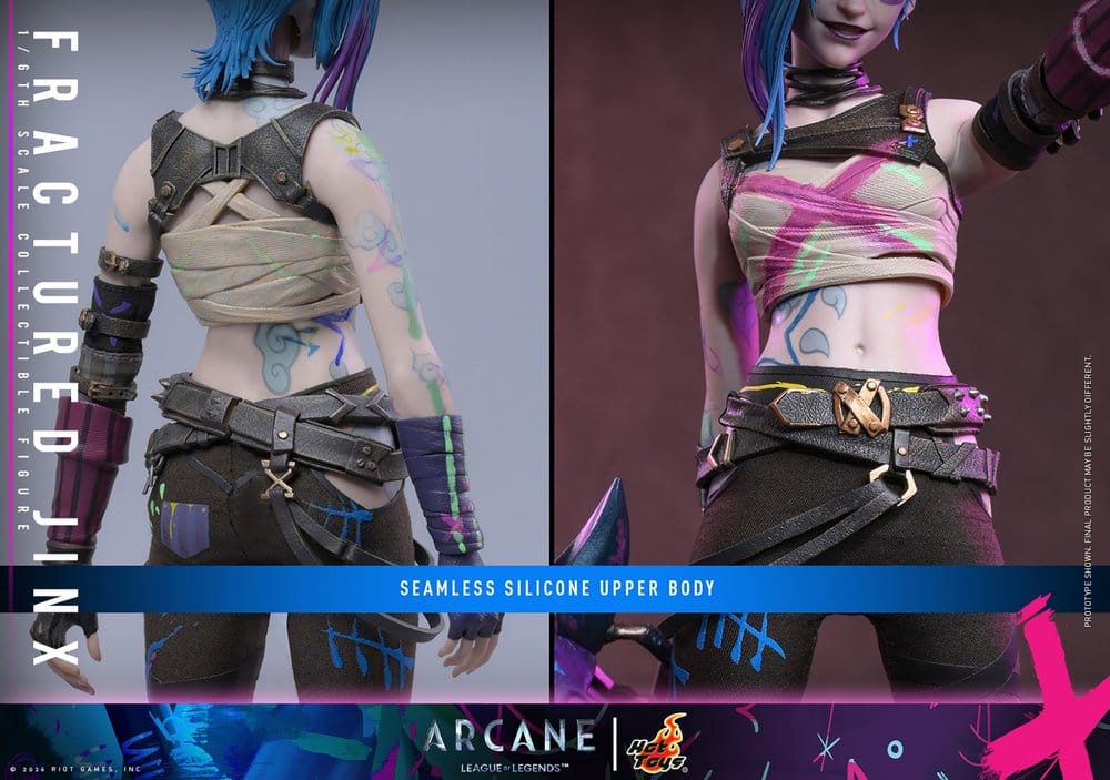 Arcane Figura 1/6 Fractured Jinx 28 cm