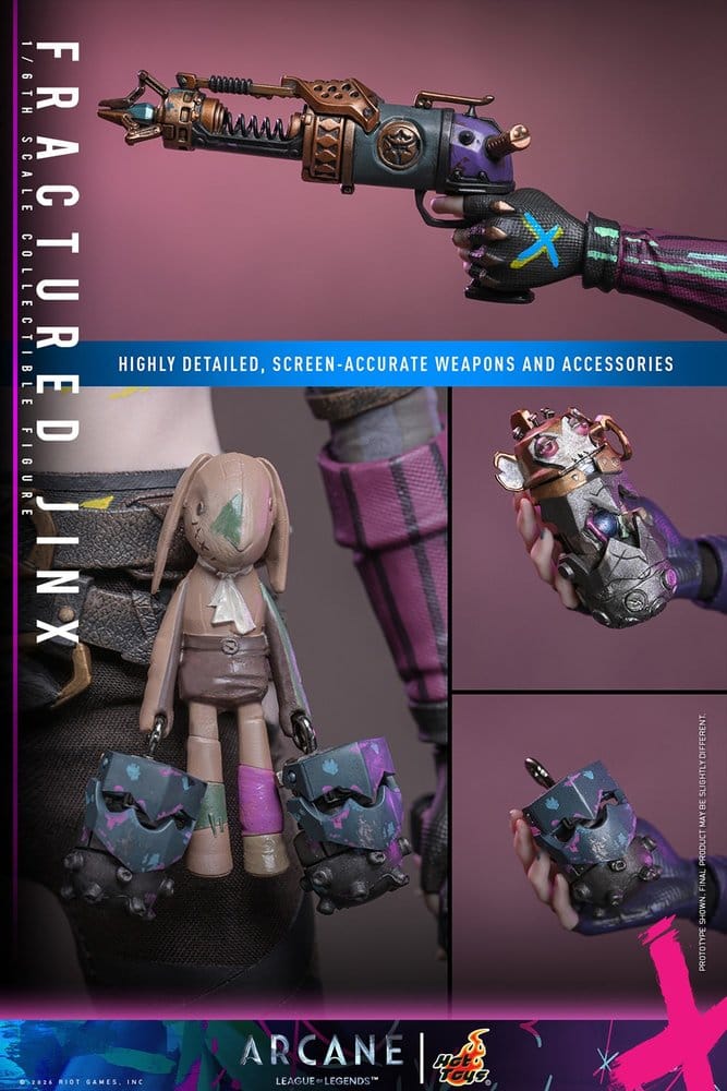 Arcane Figura 1/6 Fractured Jinx 28 cm