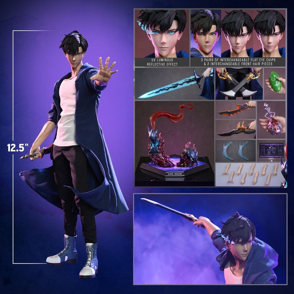 Solo Leveling Figura 1/6 Sung Jinwoo 32 cm