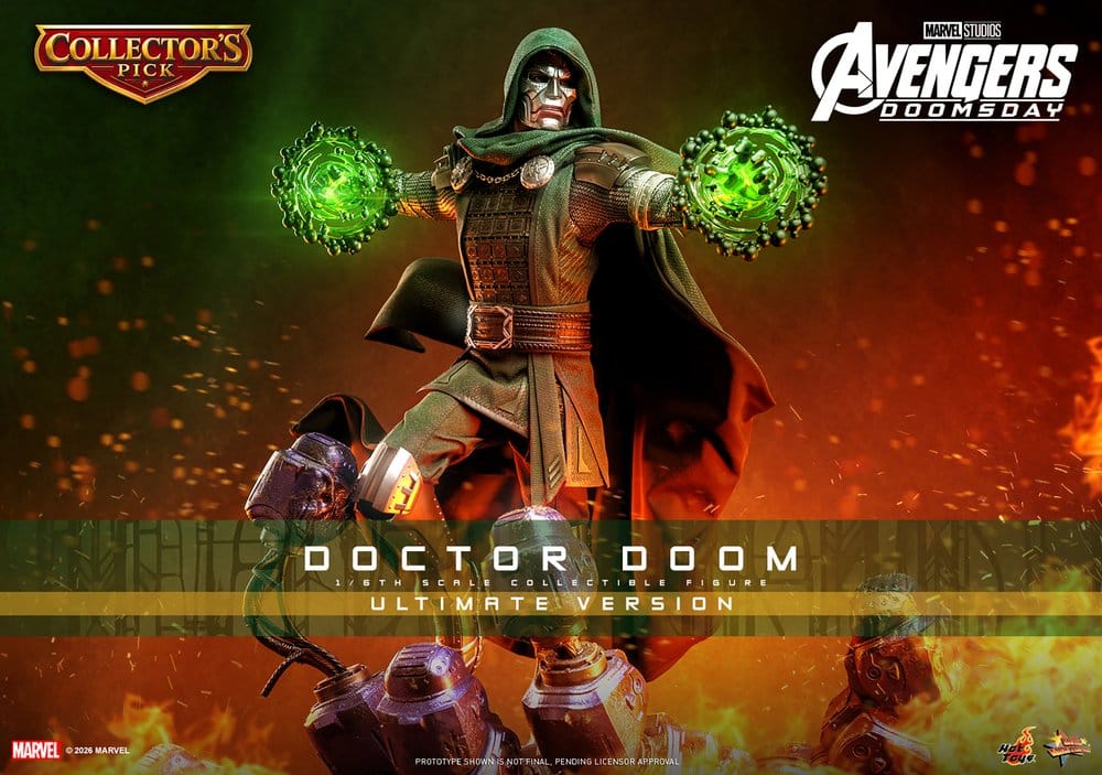 Avengers: Doomsday Movie Masterpiece Figura 1/6 Doctor Doom (Ultimate Version) 31 cm
