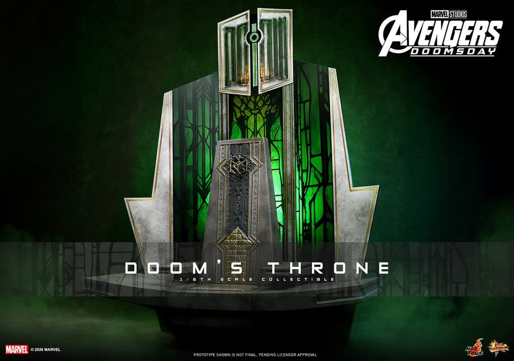 Avengers: Doomsday Movie Masterpiece Accesorio para Figuras 1/6 Doom's Throne 33 cm