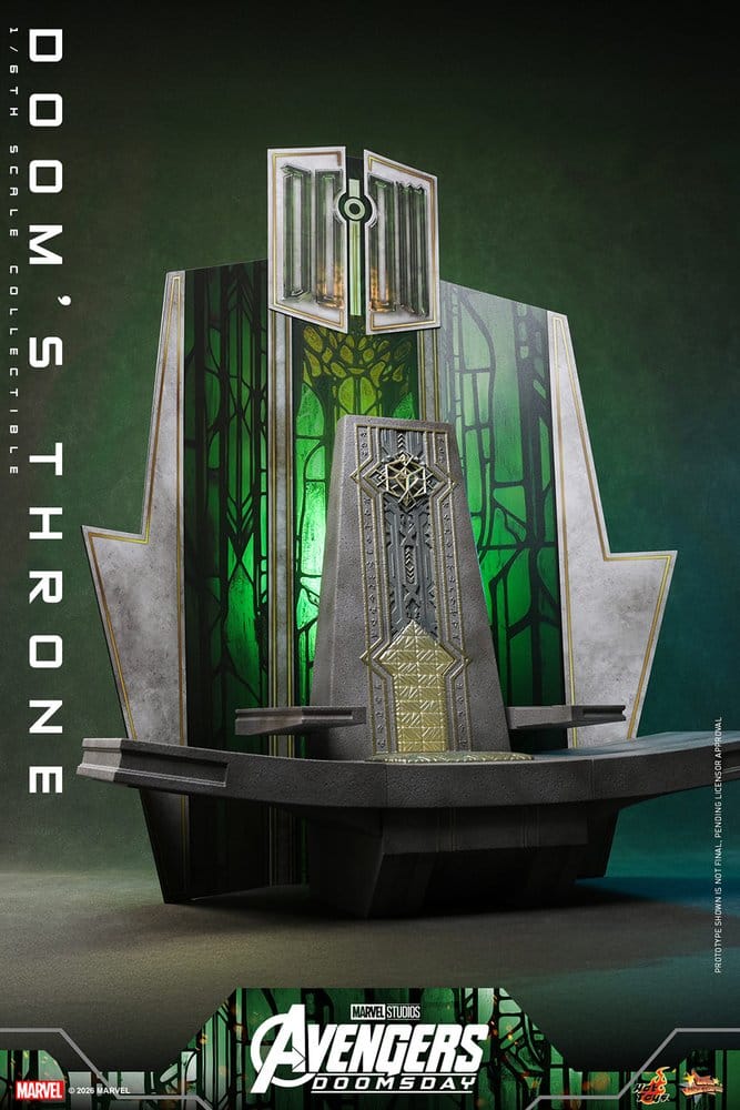 Avengers: Doomsday Movie Masterpiece Accesorio para Figuras 1/6 Doom's Throne 33 cm