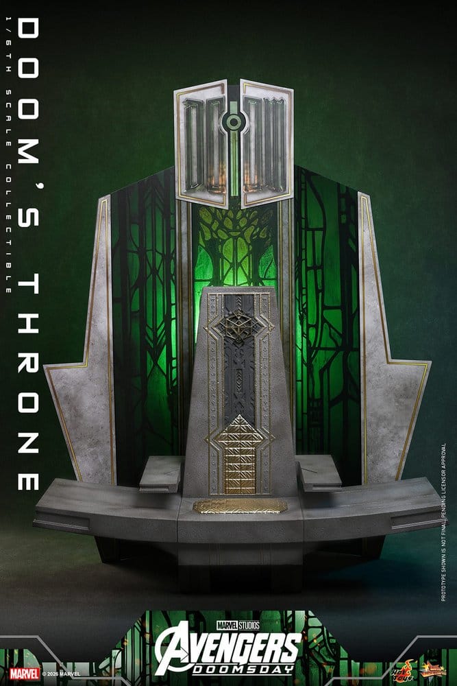 Avengers: Doomsday Movie Masterpiece Accesorio para Figuras 1/6 Doom's Throne 33 cm