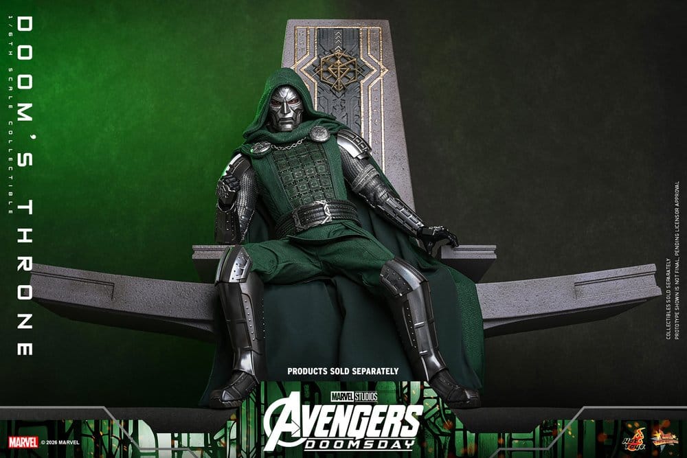 Avengers: Doomsday Movie Masterpiece Accesorio para Figuras 1/6 Doom's Throne 33 cm