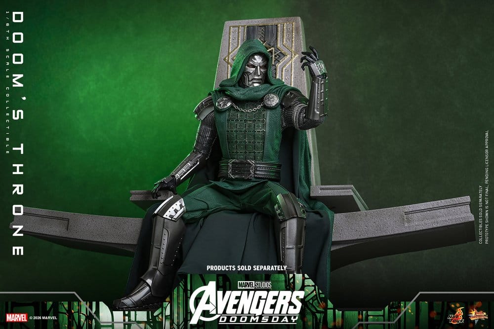 Avengers: Doomsday Movie Masterpiece Accesorio para Figuras 1/6 Doom's Throne 33 cm