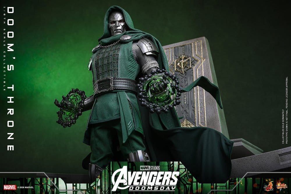 Avengers: Doomsday Movie Masterpiece Accesorio para Figuras 1/6 Doom's Throne 33 cm