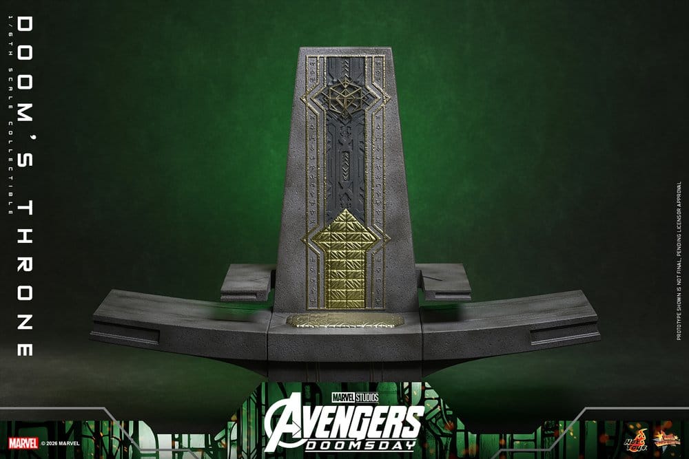 Avengers: Doomsday Movie Masterpiece Accesorio para Figuras 1/6 Doom's Throne 33 cm