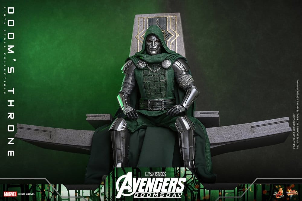 Avengers: Doomsday Movie Masterpiece Accesorio para Figuras 1/6 Doom's Throne 33 cm