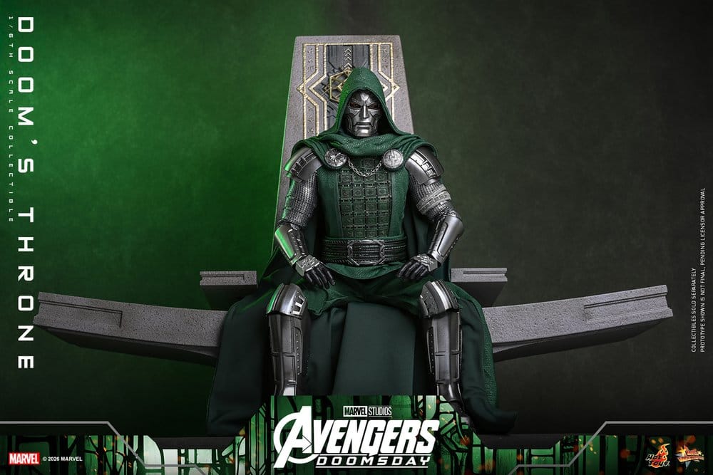 Avengers: Doomsday Movie Masterpiece Accesorio para Figuras 1/6 Doom's Throne 33 cm