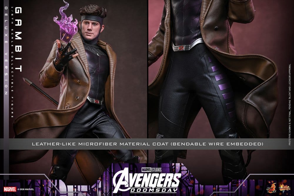 Avengers: Doomsday Movie Masterpiece Figura 1/6 Gambit (Deluxe Version) 31 cm