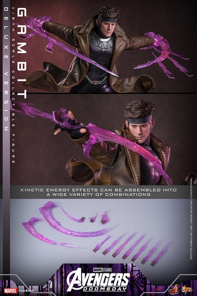 Avengers: Doomsday Movie Masterpiece Figura 1/6 Gambit (Deluxe Version) 31 cm