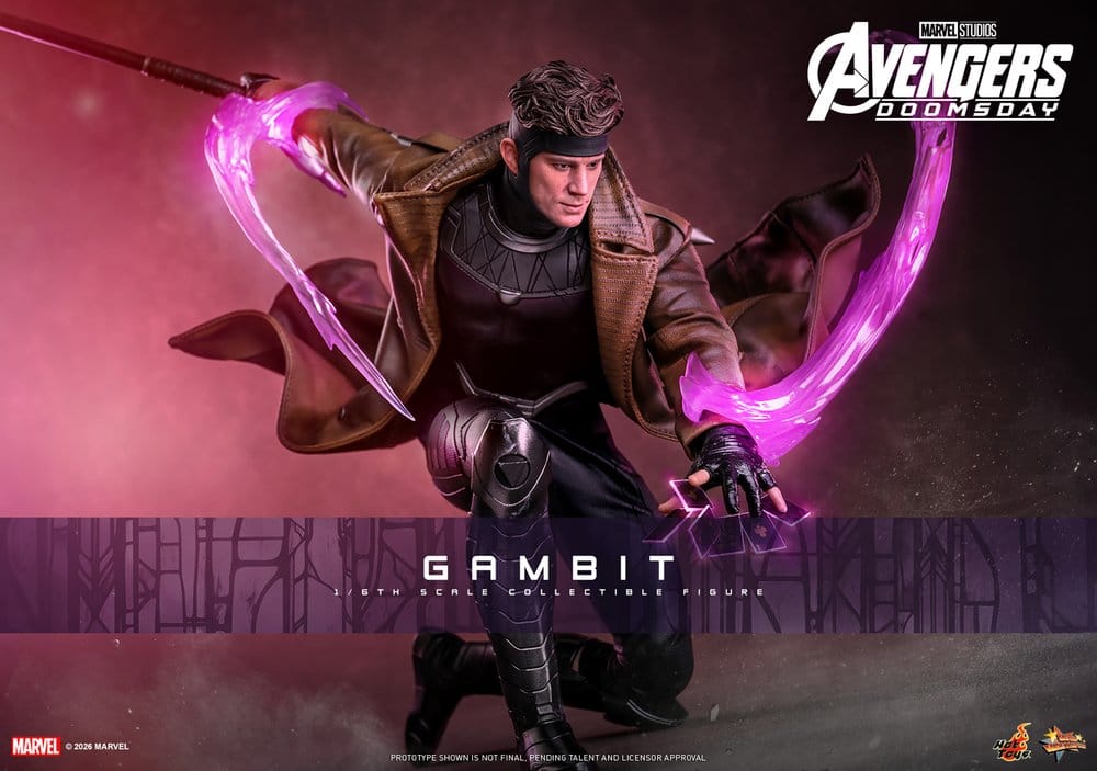 Avengers: Doomsday Movie Masterpiece Figura 1/6 Gambit 31 cm