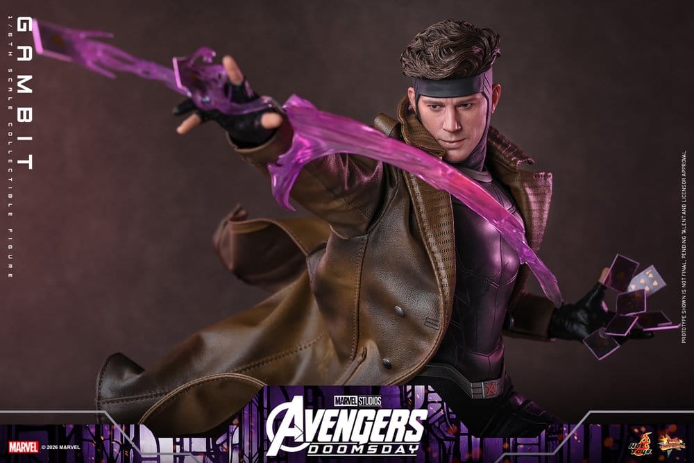 Avengers: Doomsday Movie Masterpiece Figura 1/6 Gambit 31 cm