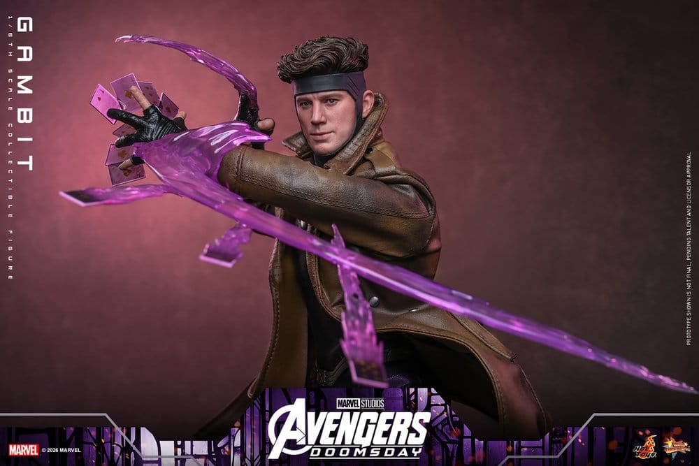 Avengers: Doomsday Movie Masterpiece Figura 1/6 Gambit 31 cm