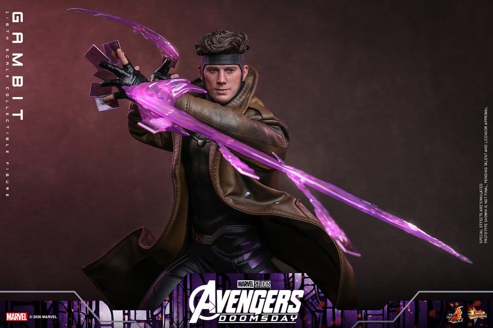 Avengers: Doomsday Movie Masterpiece Figura 1/6 Gambit 31 cm