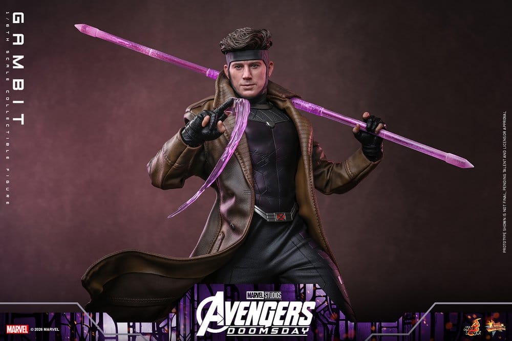 Avengers: Doomsday Movie Masterpiece Figura 1/6 Gambit 31 cm