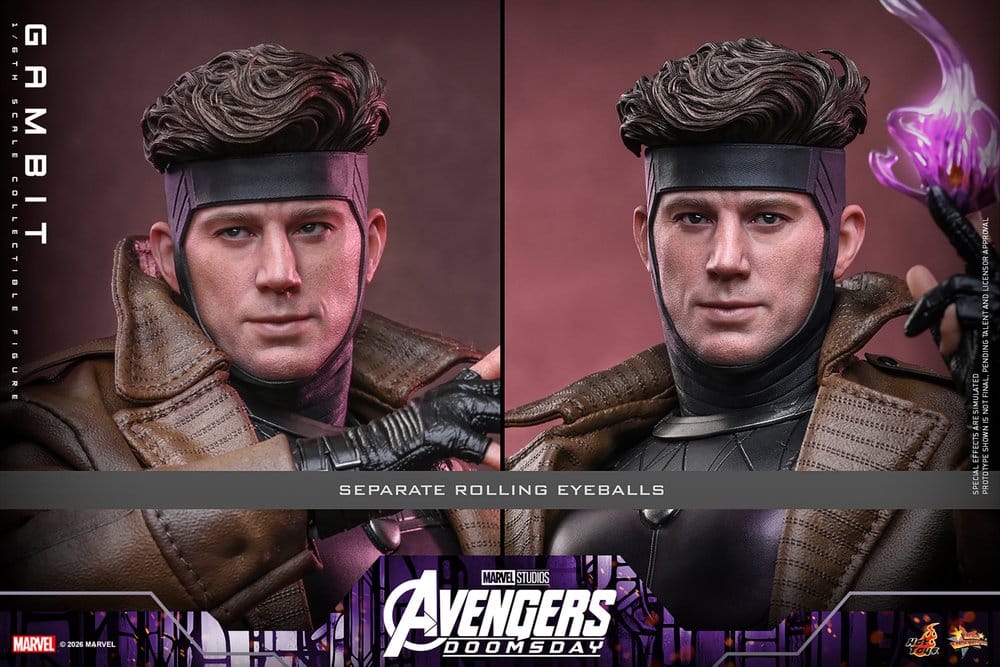 Avengers: Doomsday Movie Masterpiece Figura 1/6 Gambit 31 cm