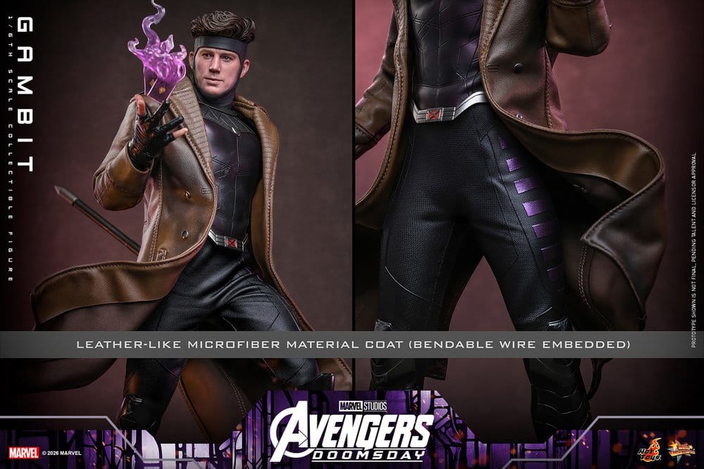 Avengers: Doomsday Movie Masterpiece Figura 1/6 Gambit 31 cm