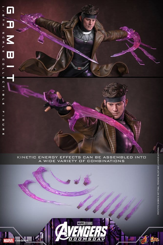 Avengers: Doomsday Movie Masterpiece Figura 1/6 Gambit 31 cm