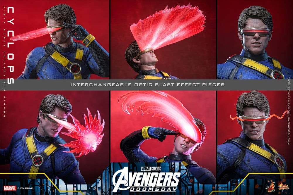 Avengers: Doomsday Movie Masterpiece Figura 1/6 Cyclops 30 cm