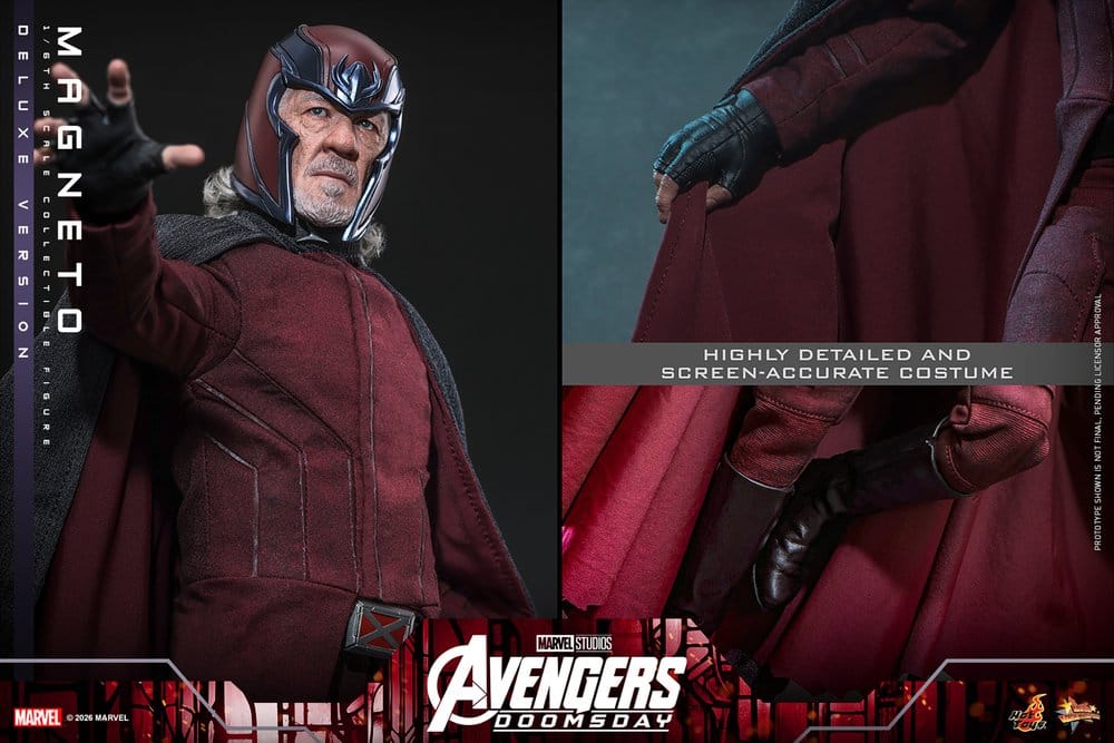 Avengers: Doomsday Movie Masterpiece Figura 1/6 Magneto (Deluxe Version) 30 cm