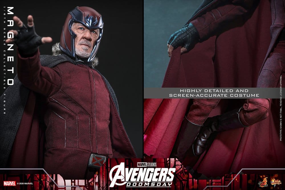 Avengers: Doomsday Movie Masterpiece Figura 1/6 Magneto 30 cm