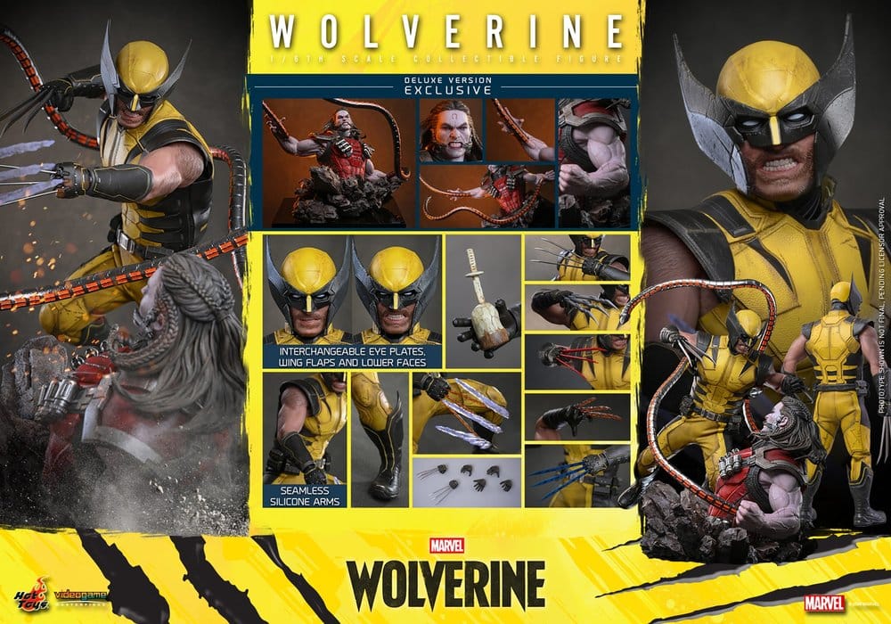 Marvel Video Game Masterpiece Figura de Acción 1/6 Wolverine (Deluxe Version) 29 cm