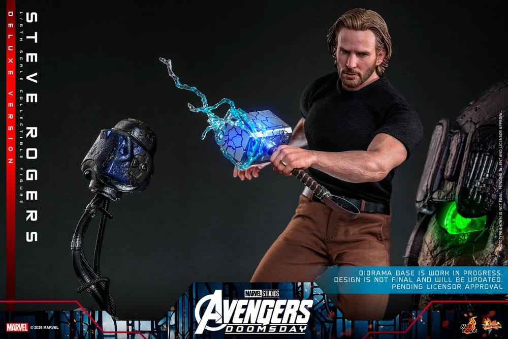 Marvel Avengers: Doomsday Movie Masterpiece Figura de Acción 1/6 Steve Rogers (Deluxe Version) 31 cm