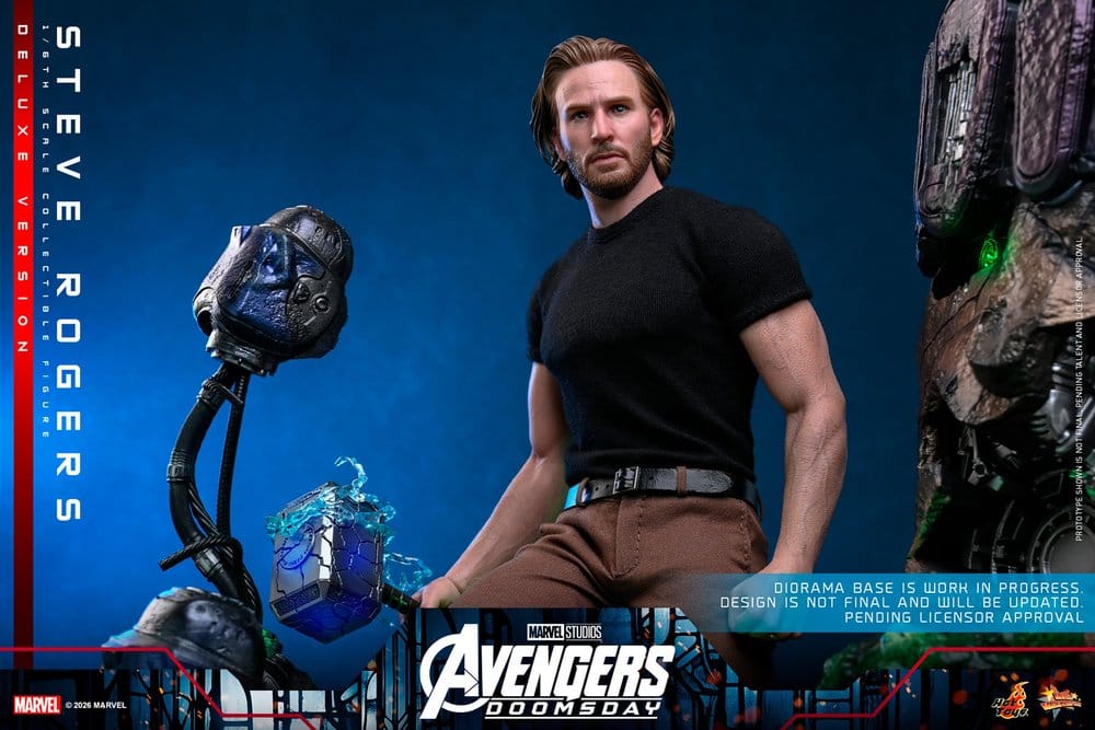 Marvel Avengers: Doomsday Movie Masterpiece Figura de Acción 1/6 Steve Rogers (Deluxe Version) 31 cm