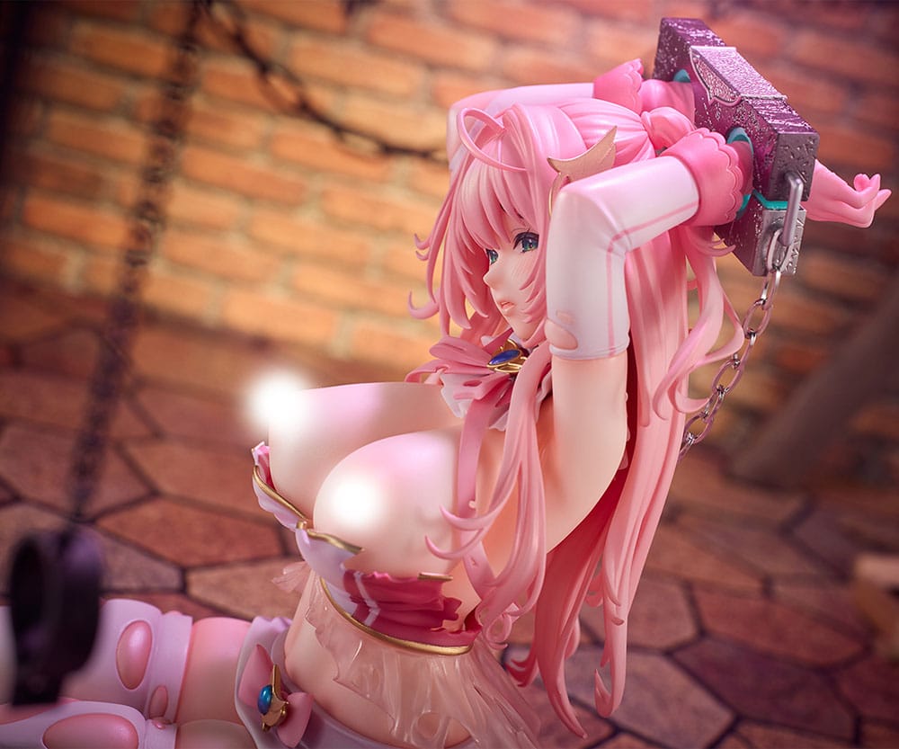 With the Snap of My Fingers, Forced Ovulation Hypnosis Estatua 1/5 Marble, the Heroine of Justice DX Ver. 19 cm