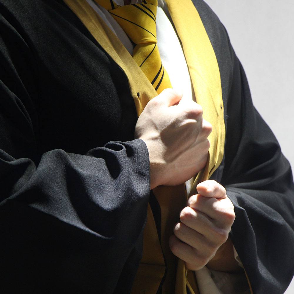 Harry Potter Vestido de Mago Hufflepuff talla M