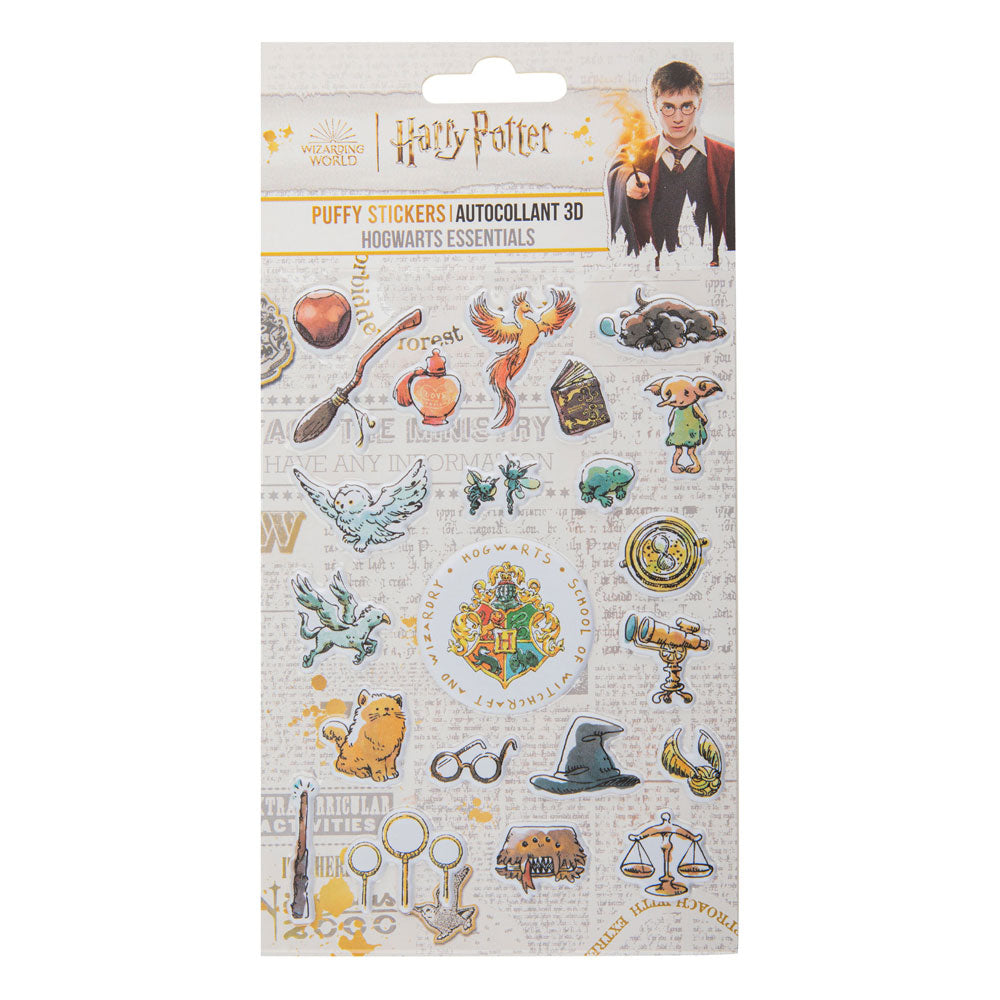 Harry Potter Puffy Pegatinas Hogwarts Essentials Frikytopia