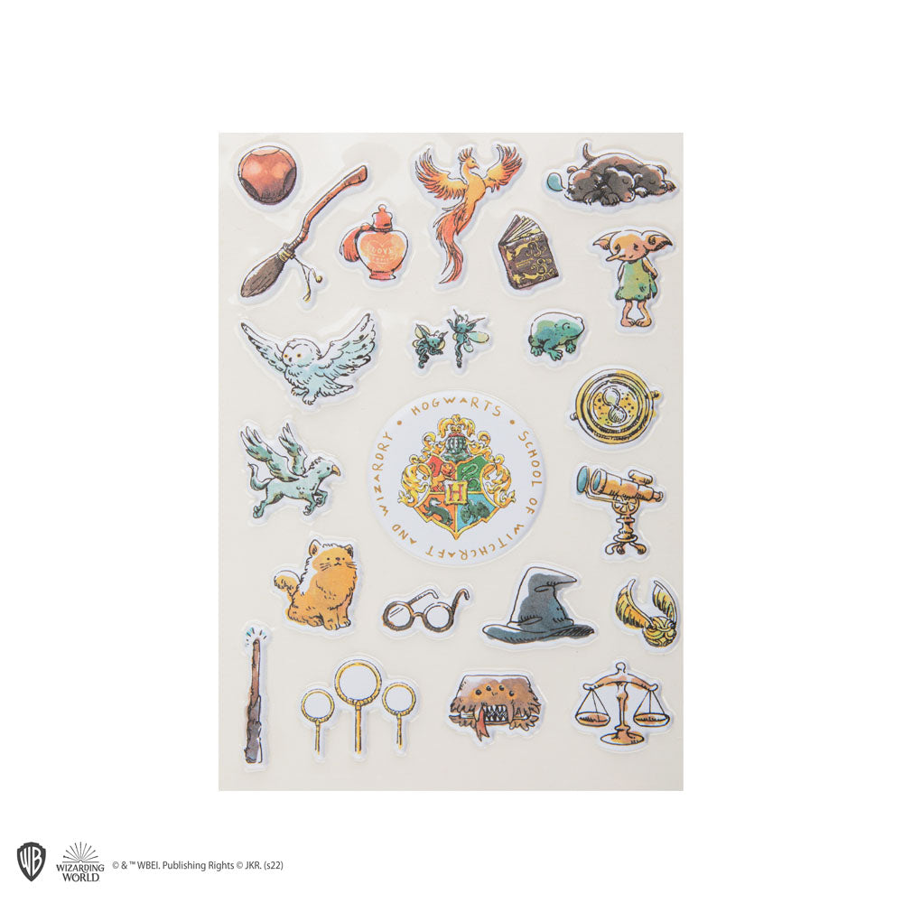 Harry Potter Puffy Pegatinas Hogwarts Essentials