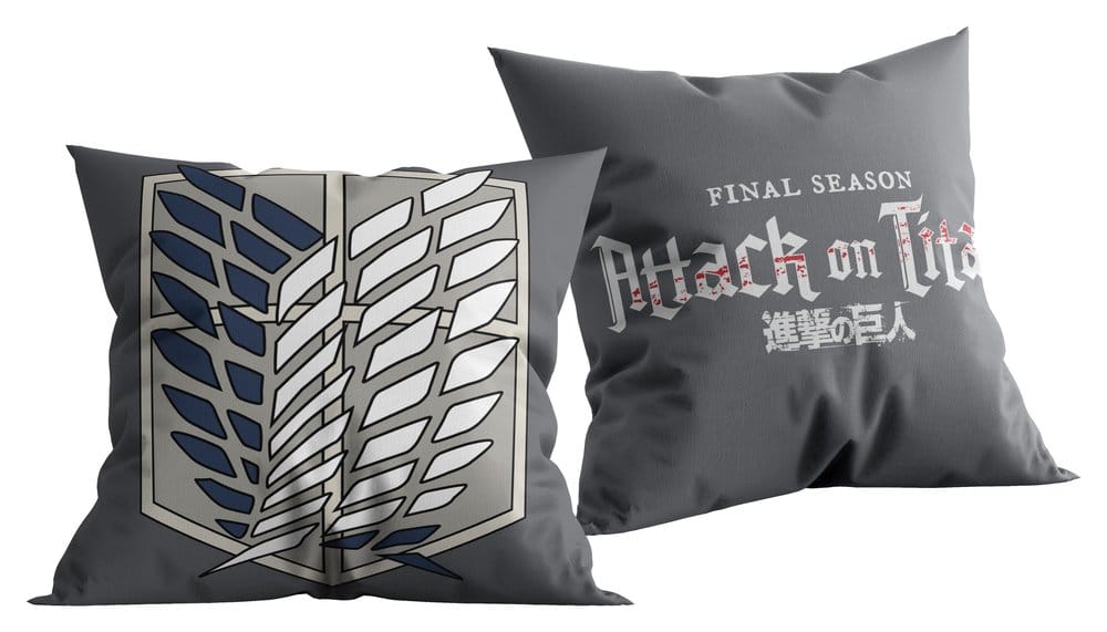 Ataque a los Titanes (Final Season) Almohada Grau 40x40 cm Frikytopia