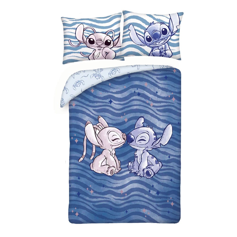 Lilo & Stitch Funda Nórdica Stitch & Angel Waves 140 x 200 cm / 70 x 90 cm Frikytopia