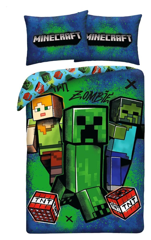 Minecraft Funda Nórdica Ver. 10 140 x 200 cm / 70 x 90 cm